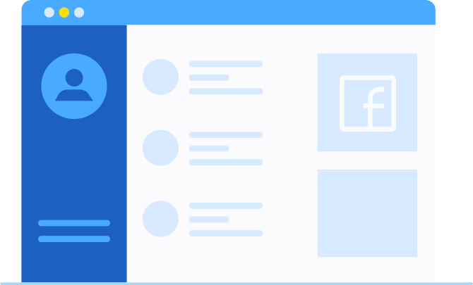 One Stop Social dashboard monitoring Facebook groups for keyword leads